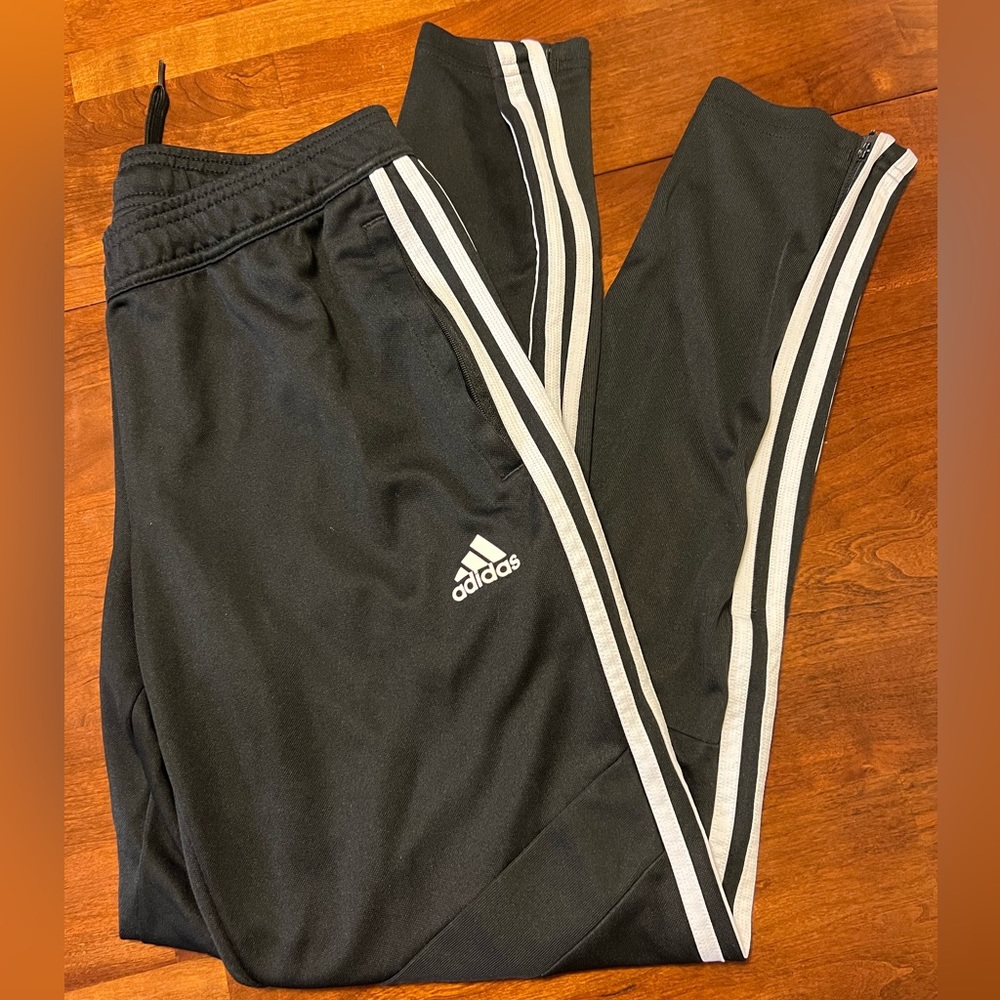 Adidas Sweatpants w/ Zipper at Bottom